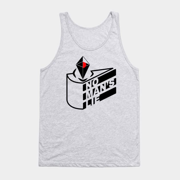 The Cake Is No Man's Lie Tank Top by JRDesigns